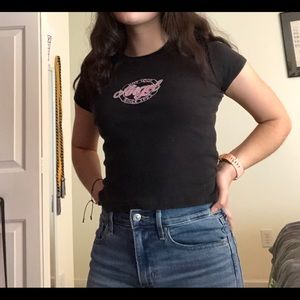 John Galt Black Pink tee